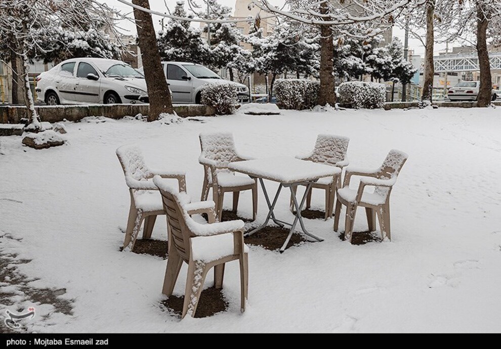 بارش برف در ارومیه