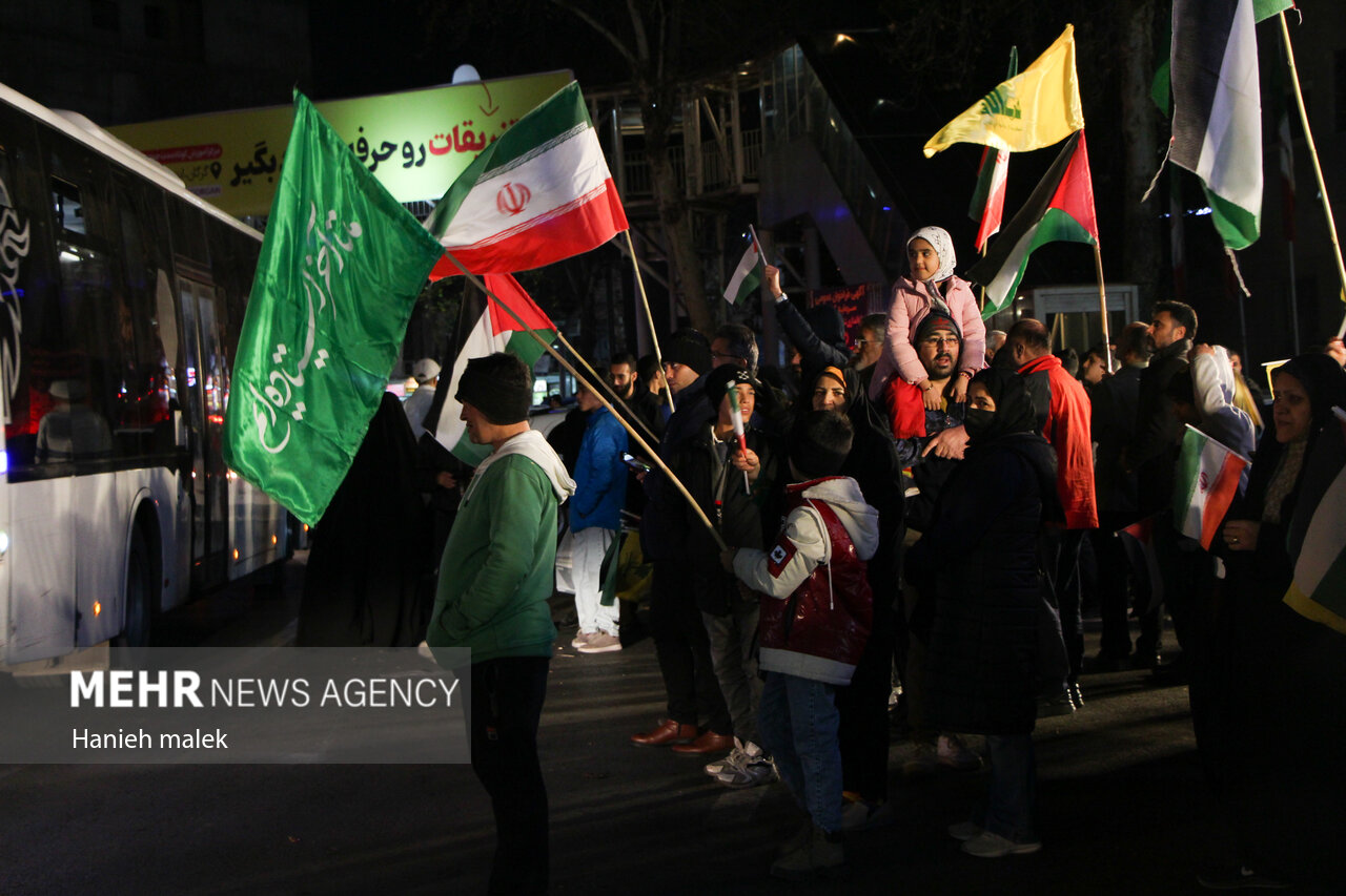 جشن پیروزی جبهه مقاومت در گرگان