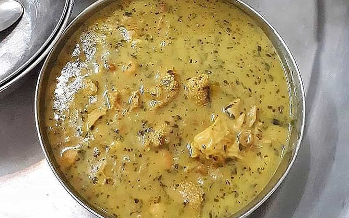 طرز تهیه آش جو با سیرابی