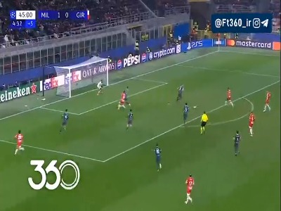 واکنش عالی منیان روی ضربه هررا؛ میلان 0-0 ژیرونا