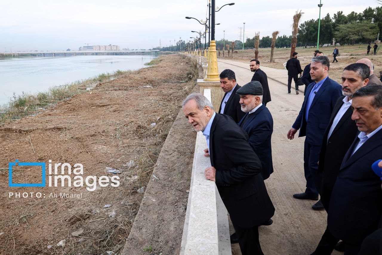 عکس/ دومین روز سفر رئیس جمهور به استان خوزستان