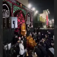 عزاداری زائران در حرم امام موسی بن جعفر علیه السلام