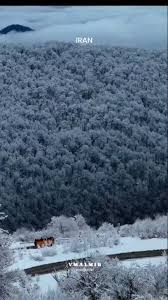 جاده زیبای جنگلی توسکستان