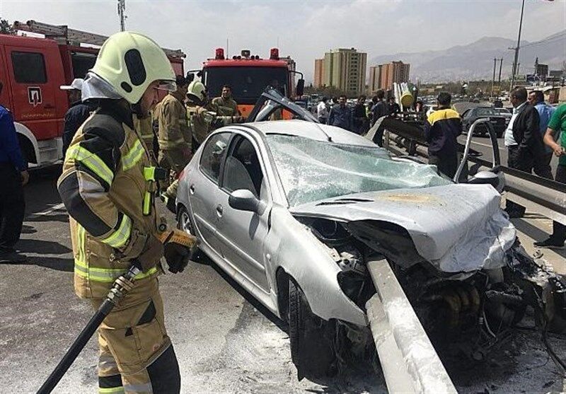 بی‌توجی راننده پژو جان 2 نفر را در سروش‌بادران گرفت