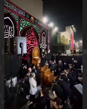 عزاداری زائران در حرم امام موسی بن جعفر علیه السلام