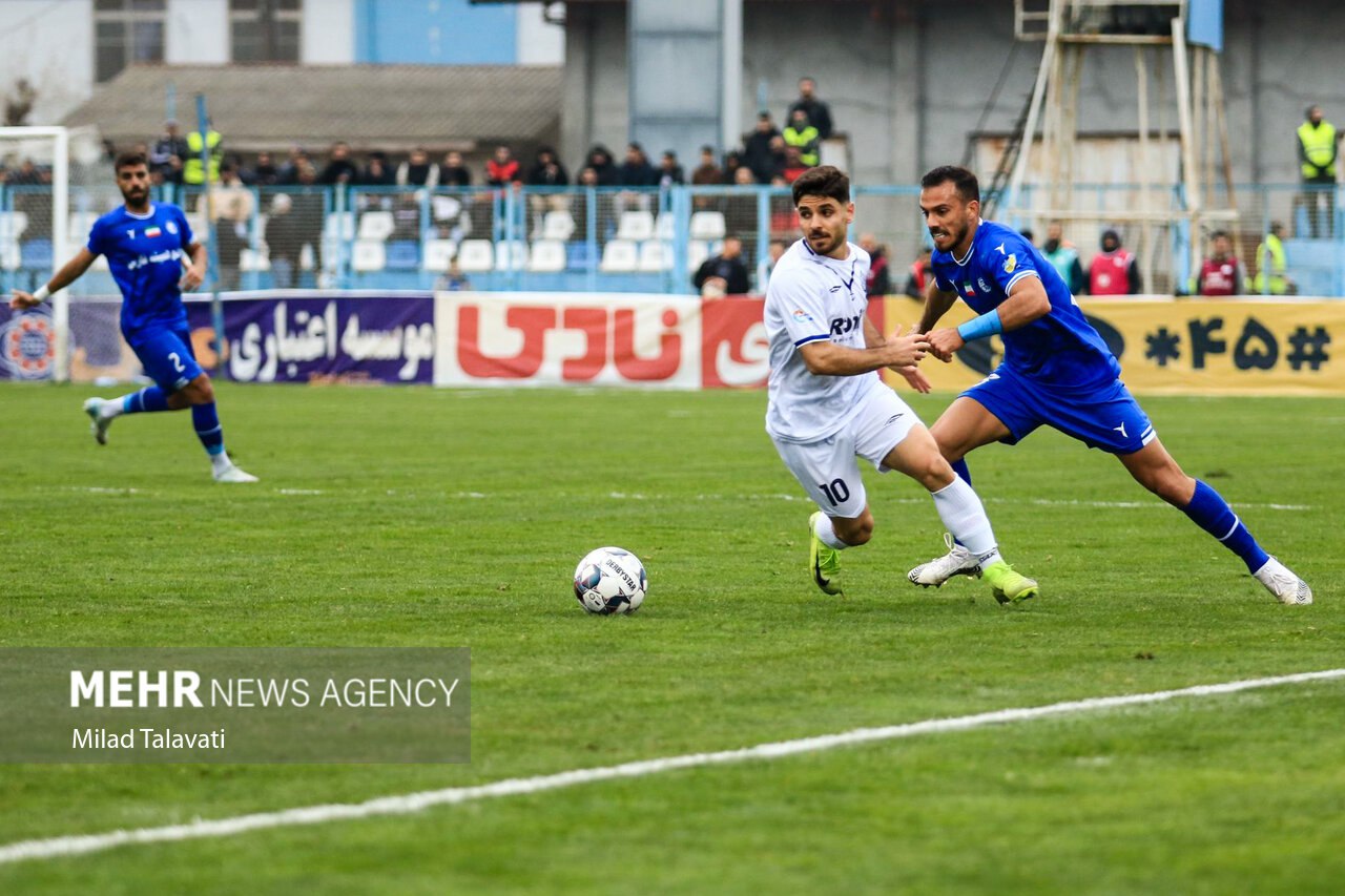 عکس/ لیگ برتر فوتبال بازی ملوان و استقلال تهران