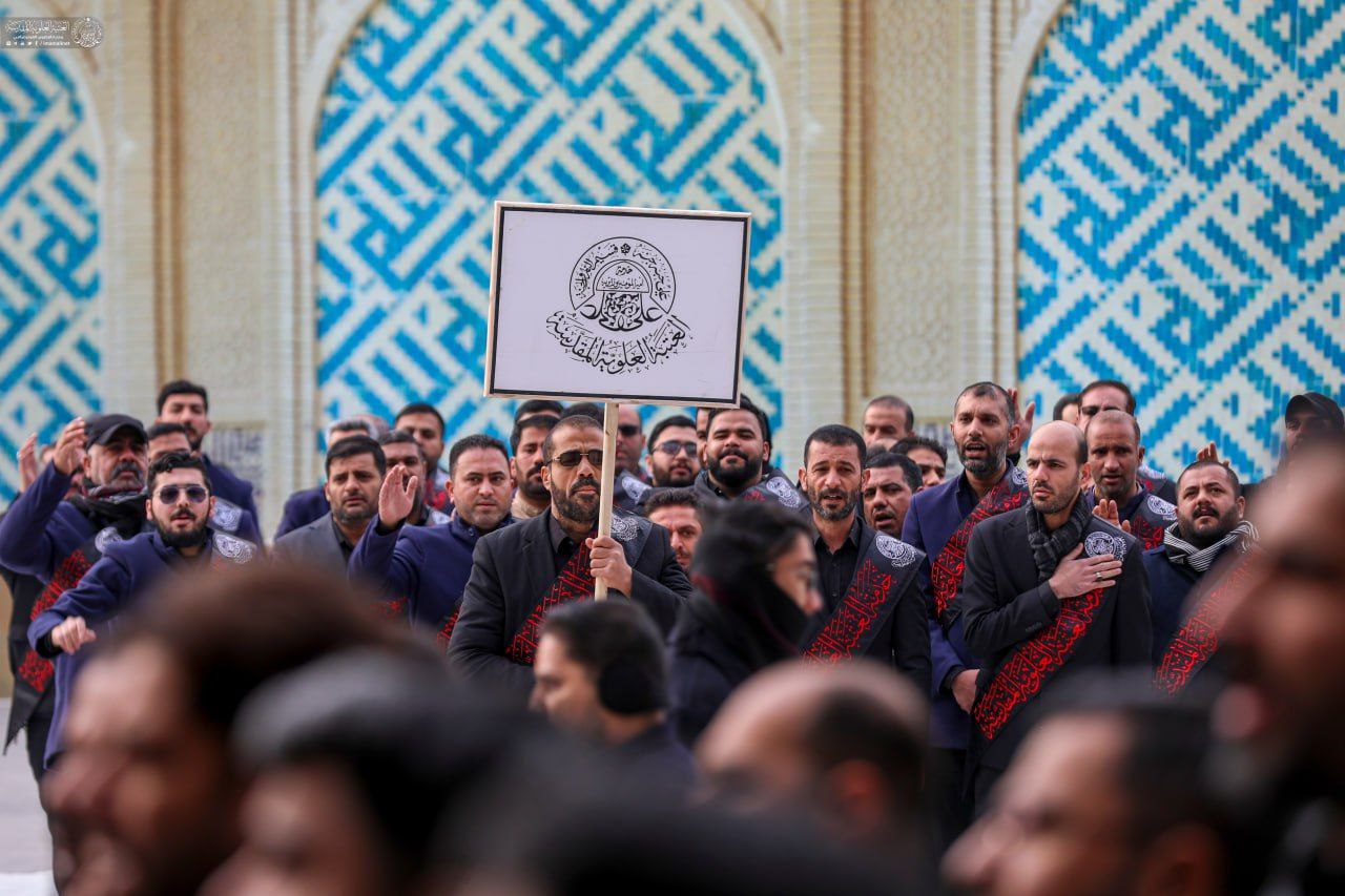 عکس/ عزاداری خادمان علوی در روز شهادت موسی‌بن‌جعفر علیه‌السلام