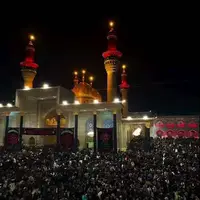  تصاویری از کاظمین در سالروز شهادت جانسوز امام موسی بن‌جعفر علیه‌السلام