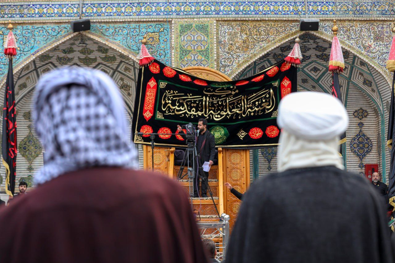 عکس/ عزاداری خادمان علوی در روز شهادت موسی‌بن‌جعفر علیه‌السلام