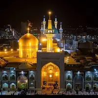 حرم امام رضا(ع) در چهارشنبه زیارتی