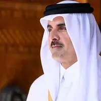 امیر قطر وارد دمشق شد