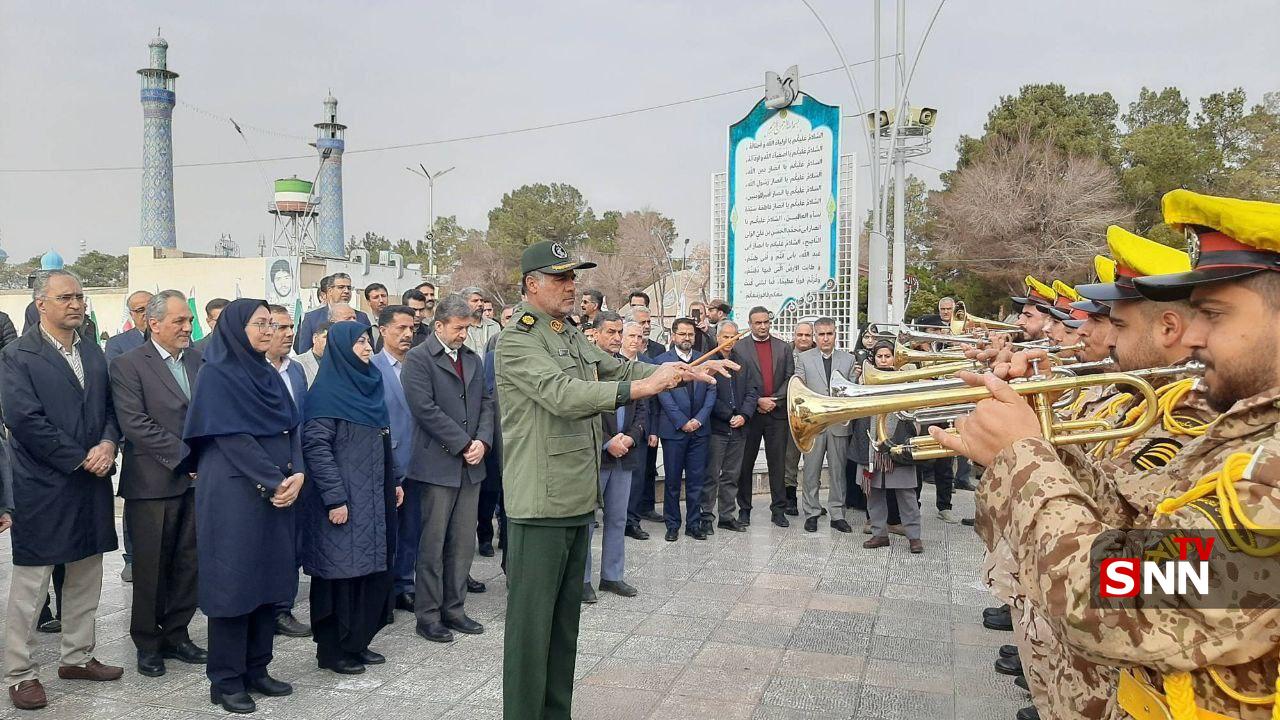 ادای احترام رئیس سازمان محیط‌زیست به مقام شامخ شهدای اصفهان