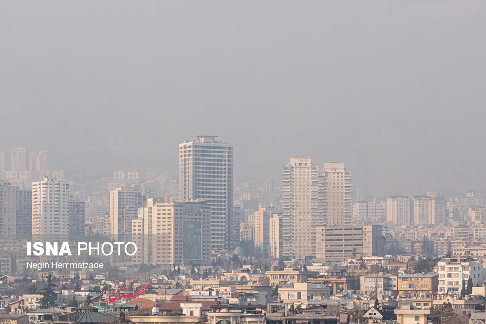 آلودگی هوای امروز تهران 