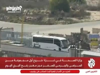 خروج اتوبوس‌ حامل اسرای فلسطینی از زندان عوفر