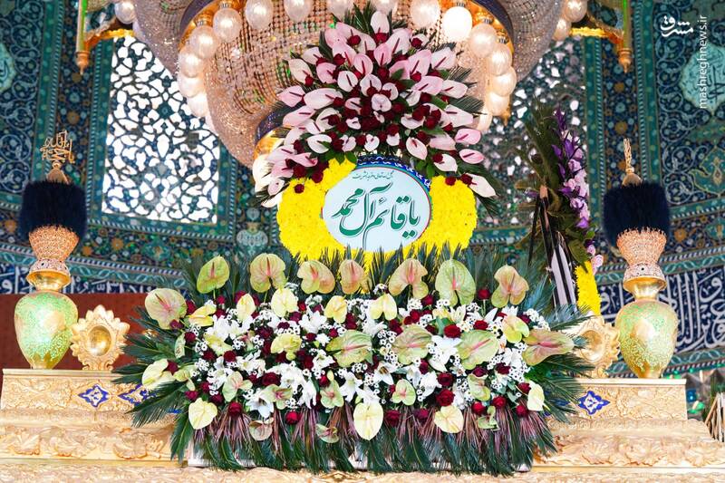 عکس/ ضریح حرمین سامرا گل‌آرایی شد