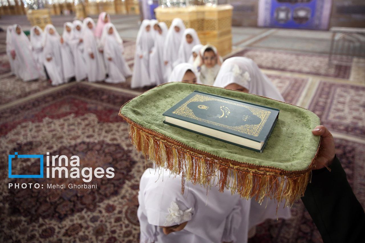 عکس/ جشن فرشته‌ها در حرم رضوی