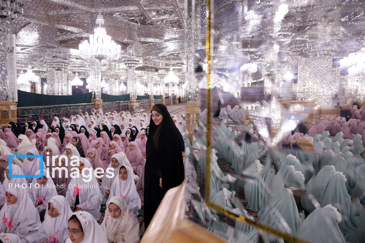 عکس/ جشن فرشته‌ها در حرم رضوی