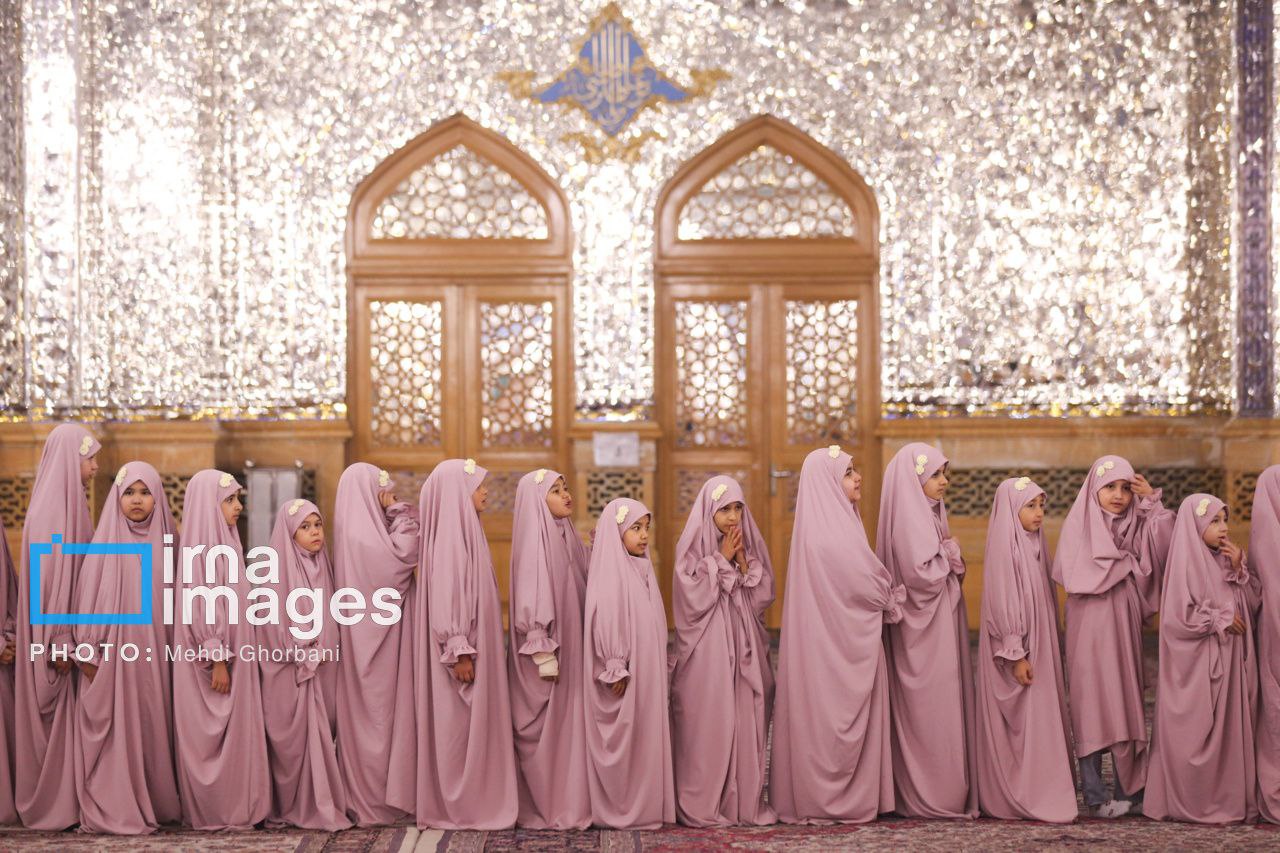 عکس/ جشن فرشته‌ها در حرم رضوی