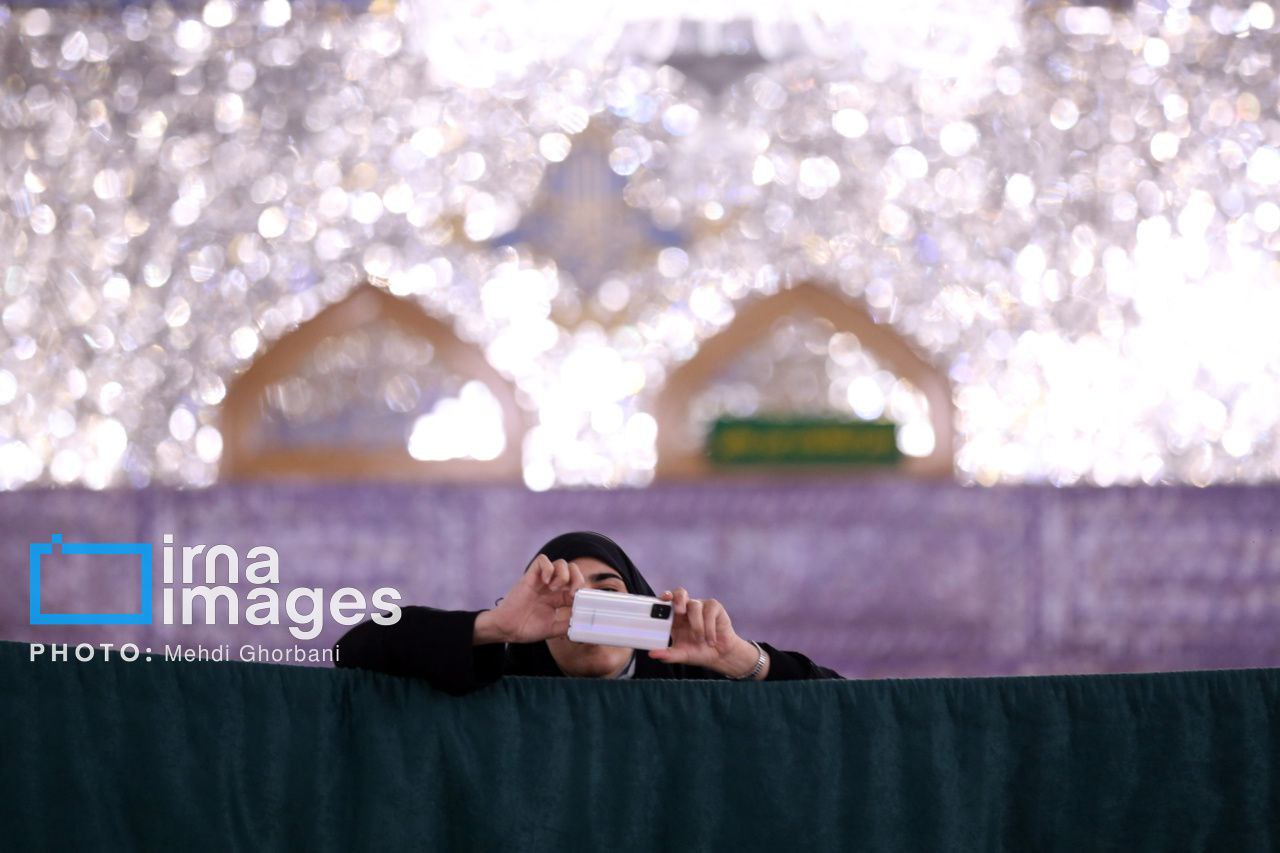 عکس/ جشن فرشته‌ها در حرم رضوی