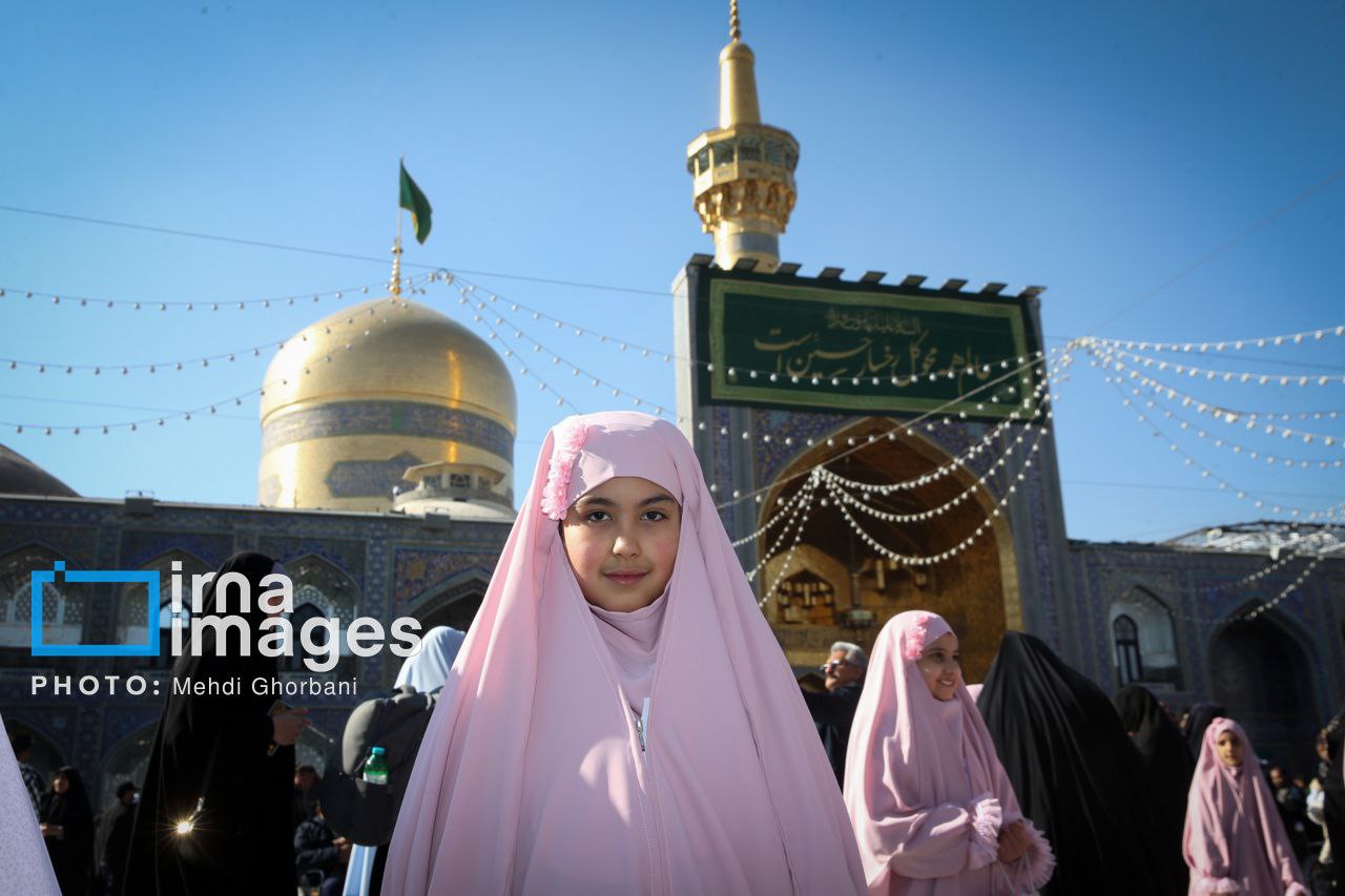 عکس/ جشن فرشته‌ها در حرم رضوی