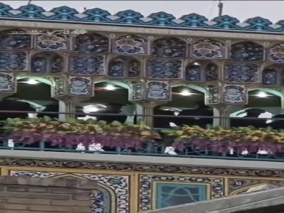 نقاره نوازی شام میلاد حضرت ابوالفضل(ع) در حرم رضوی