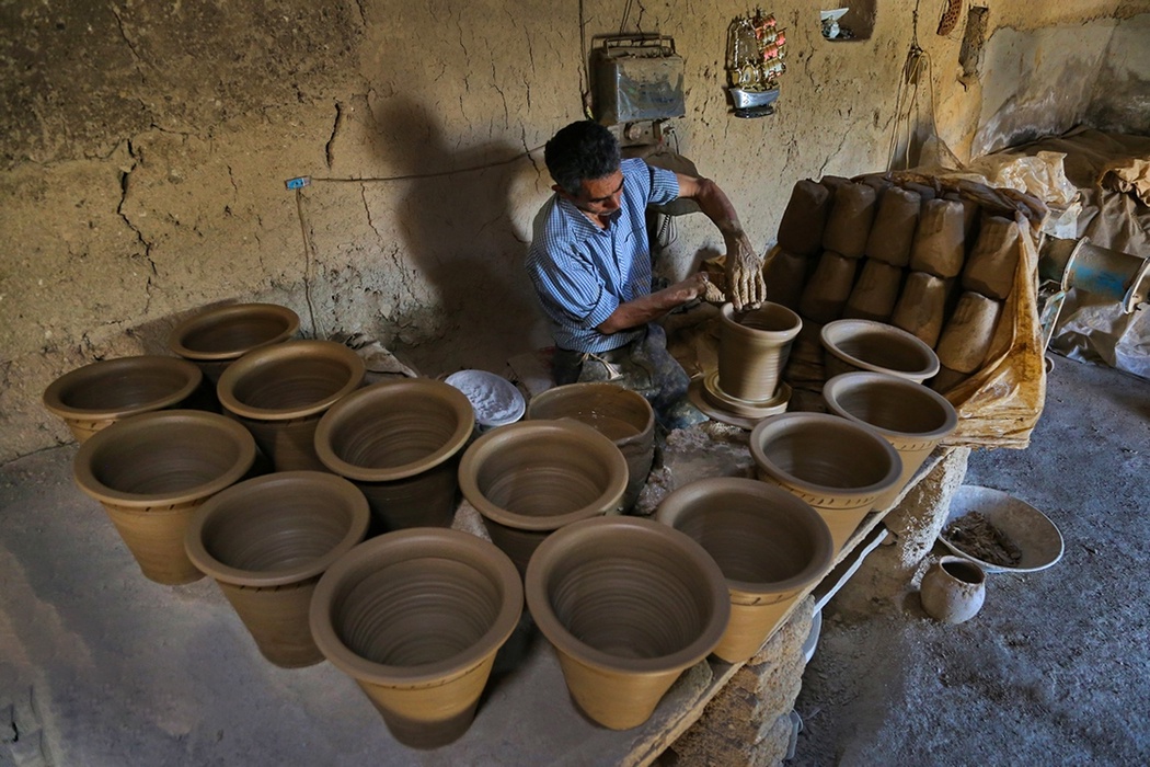 کوزه کنان شهر ملی سفال سنتی ایران