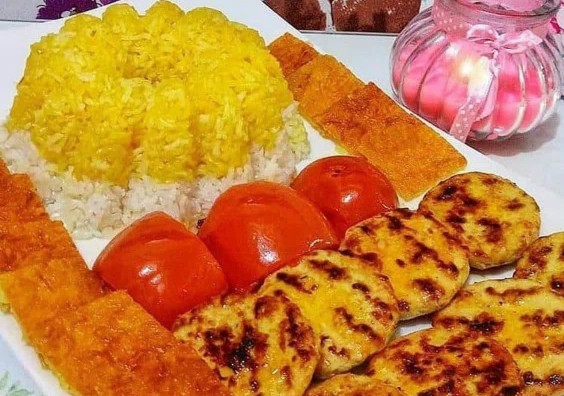 از شما/کتلت مرغ😍👌🏻