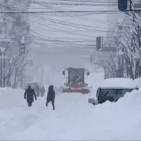 رکوردشکنی بارش برف در ژاپن