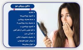 اینفوگرافی/ رایج‌ترین دلایل ریزش مو