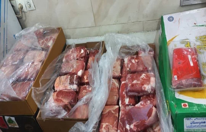 کشف گوشت منجمد دیفراست‌شده در یکی از قصابی‌های آبیک