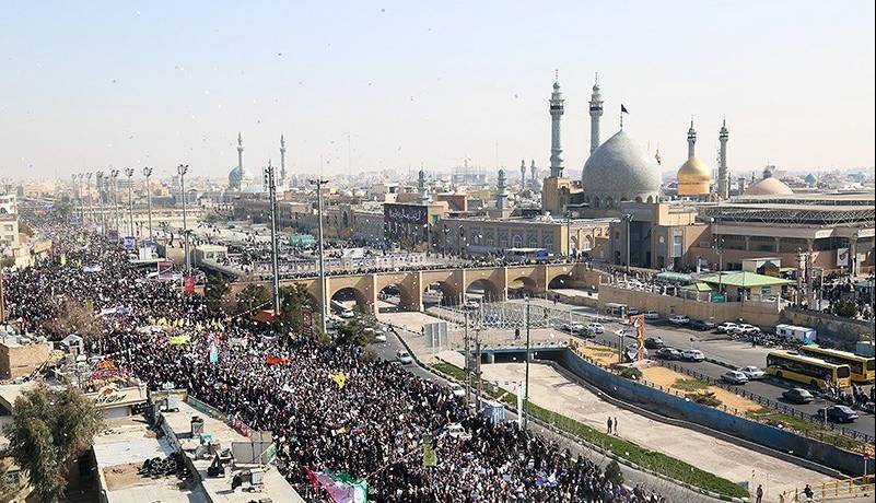 مسیرهای راهپیمایی ۲۲ بهمن در قم مشخص شد