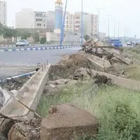 وقوع ۳۵ حادثه در اهواز بر اثر تندباد