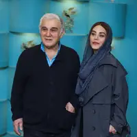 درگوشی های مهدی هاشمی و همسر جوانش در جشنواره وایرال شد!