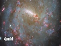 کهکشان NGC 3059 از نگاه تلسکوپ فضایی هابل 