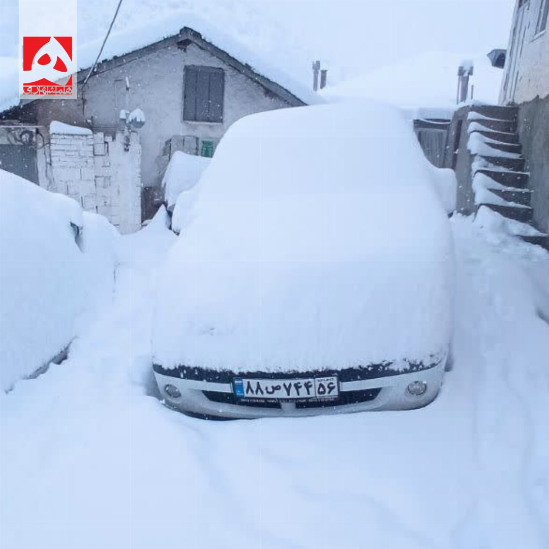 بارش ۴۰ سانتیمتری برف در روستای کجید املش