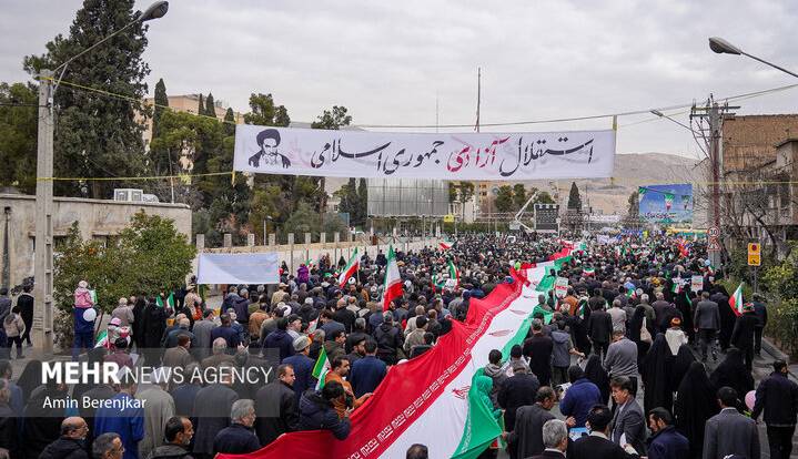 اعلام مسیر راهپیمایی ۲۲ بهمن در شیراز