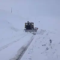 بارش برف در آوج به ۴۳ سانتی‌متر رسید