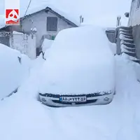 بارش ۴۰ سانتیمتری برف در روستای کجید املش