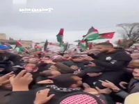 تظاهرات گسترده در اردن در رد اظهارات ترامپ و کوچ اجباری فلسطینی‌ها