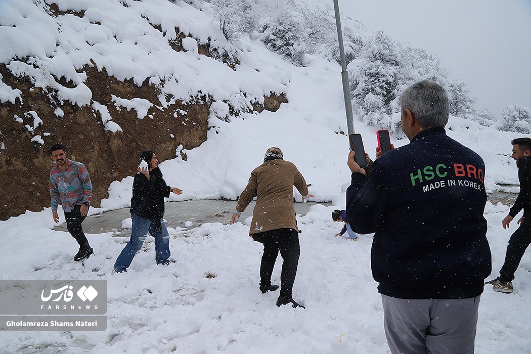 طبیعت برفی کندوان در زمستان