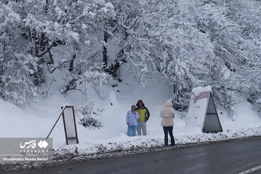 طبیعت برفی کندوان در زمستان