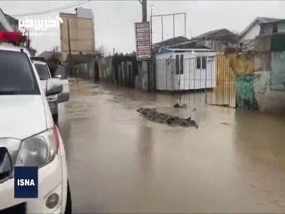 امدادرسانی به ساکنان 100 خانه در سیلاب رشت