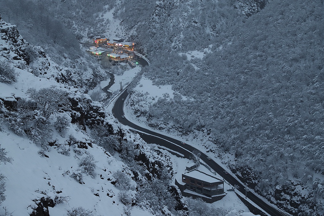 طبیعت برفی کندوان در زمستان