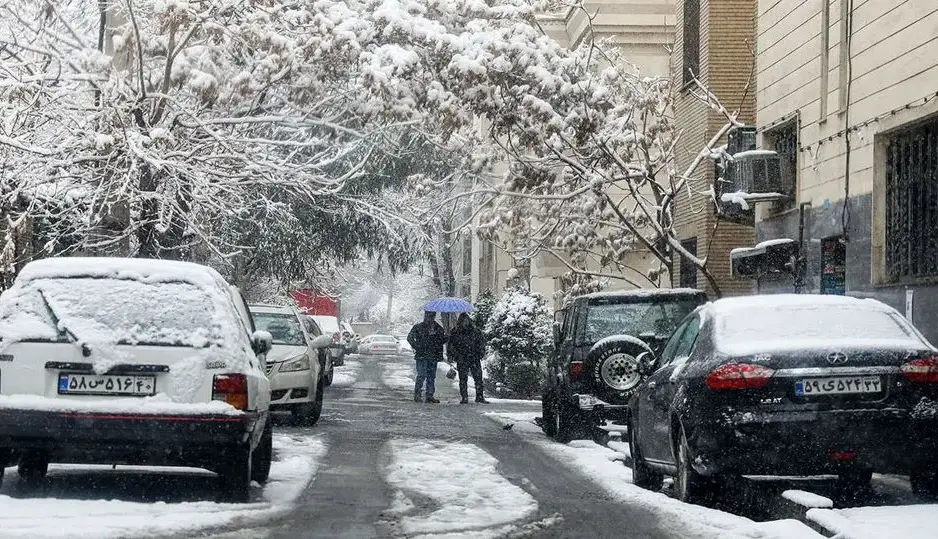 افزایش ۴۷ درصدی تصادفات در روز برفی تهران