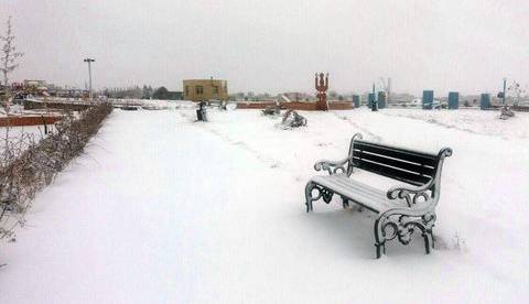 ادامه بارش برف و سرمای هوا در استان سمنان