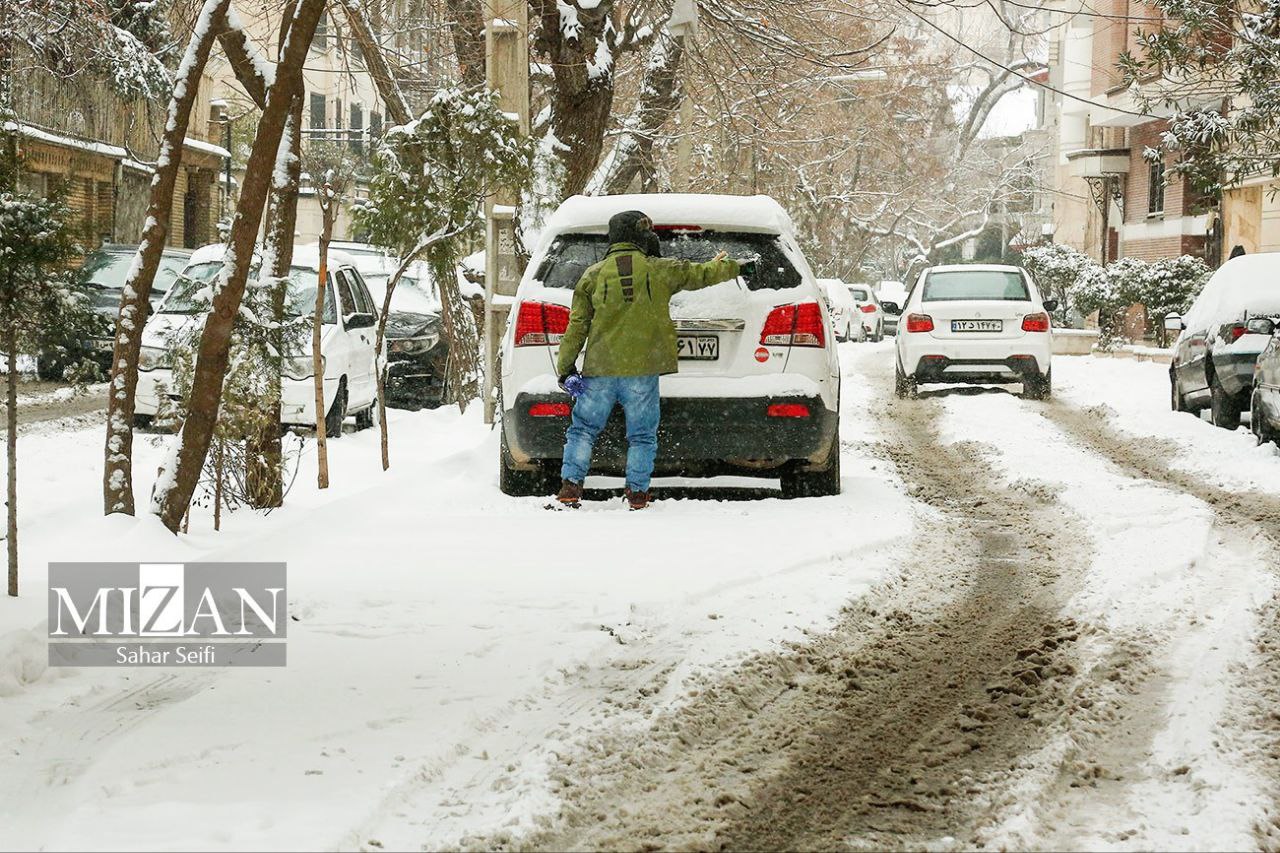 عکس/ حال وهوای برفی تهران