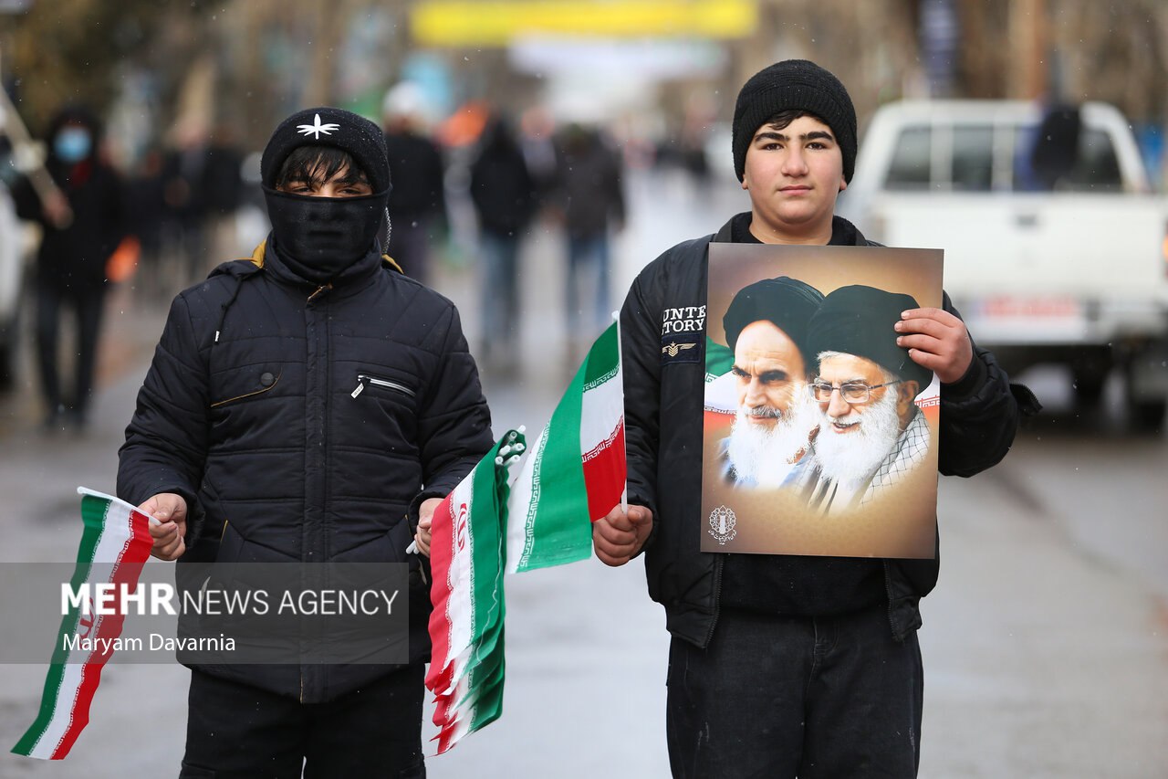 عکس/ راهپیمایی ۲۲ بهمن در بجنورد