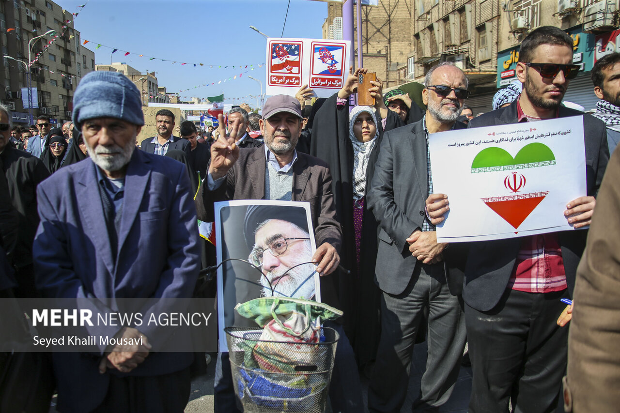 عکس/ راهپیمایی ۲۲ بهمن در اهواز