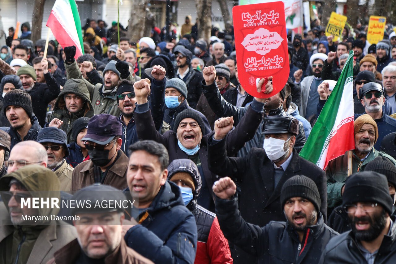 عکس/ راهپیمایی ۲۲ بهمن در بجنورد