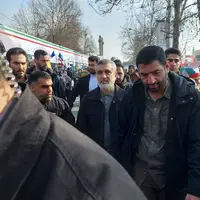 عکس/ حضور سردار حاجی زاده در راهپیمایی ۲۲ بهمن